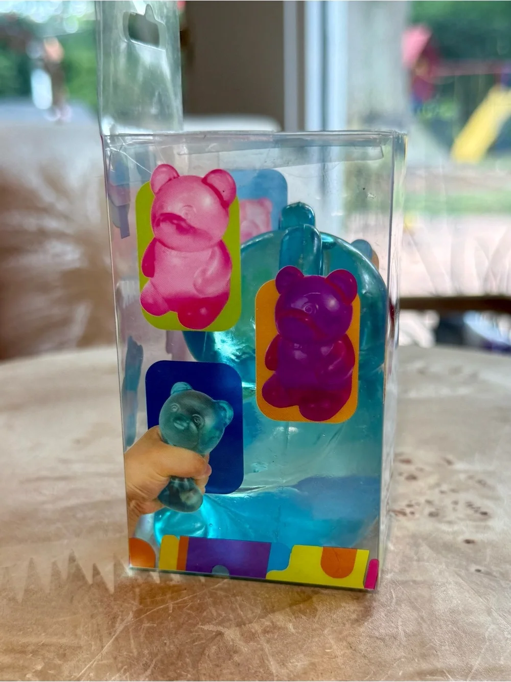 Toymendous Cheese Squish + Hobby Lobby Gummy Bear + Lava Squish Flow Bundle NWT
